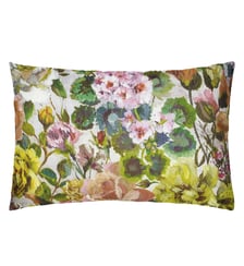 Taie d'oreiller imprimée en satin de coton, GRANDIFLORA Designers Guild