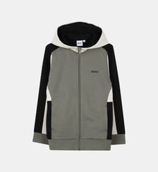 Cardigan con cappuccio BOSS Kidswear