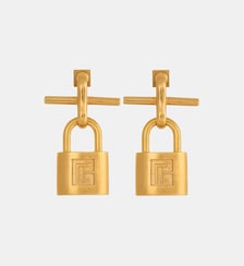 Boucles d'oreilles cadenas Pulse en laiton Balmain