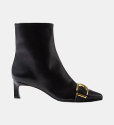 Bottines cuir boucle dorée Claudie Pierlot