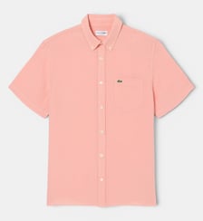 Chemise manches courtes en lin Lacoste