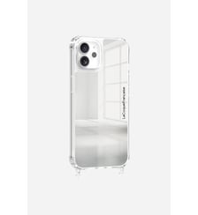 Coque de téléphone miroir anti-choc avec anneaux pour iPhone 12 Mini La Coque Française