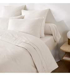 Housse de couette en satin de coton, 153 fils La Redoute Interieurs