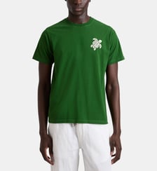 T-shirt en coton organique Tortue brodée Vilebrequin
