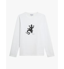 t-shirt en coton lézard Agnès b.