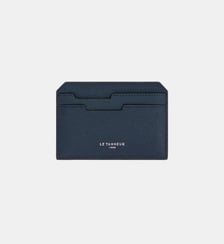 Porte cartes vertical Charlotte en cuir lisse Le Tanneur