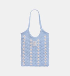 Sac en maille crochet bicolore Sandro