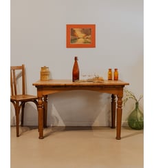Table à manger en bois Romy N°1293- Produit chiné Debongout