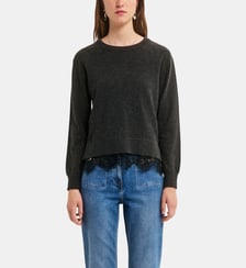 Pull en laine à finition dentelle - RUDI Pablo