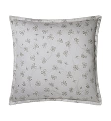 Taie d'oreiller imprimée en satin de coton bio, QUATRE FEUILLES Alexandre Turpault