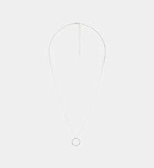 Collier pendentif anneau zircon argent 925 Balaboosté