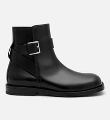 Bottines à boucle unisexe en cuir AMI Paris