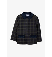 Veste -  coton col claudine tartan Tartine Et Chocolat