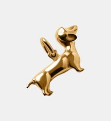Boucles d’oreilles en argent 925 dorées 18K avec texture Aristocrazy