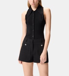 Haut avec nœud bandana et boutons Pinko