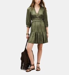 Robe courte Cyrilia à plis Ba&sh