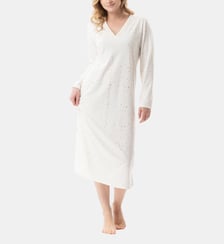 Chemise de nuit longue en coton LUNA 111 Lingerie Le Chat