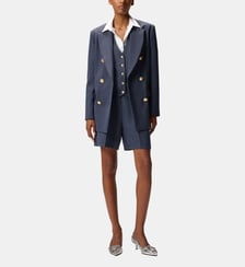 Gilet élégant en laine texturée Pinko