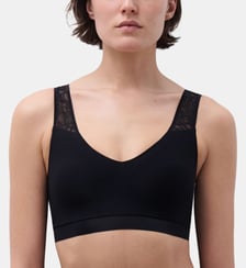 Brassière coques dentelle seconde peau Chantelle