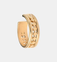 Bague d'oreille ear cuff fine ajustable   doré à l'or fin - Noor Satellite