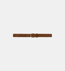 Ceinture en cuir effet léopard La Fée Maraboutée