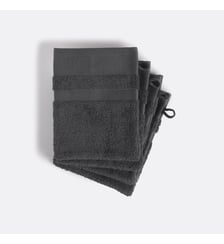 Lot de 4 gants de toilette en coton peigné 600g/m2 La Redoute Interieurs