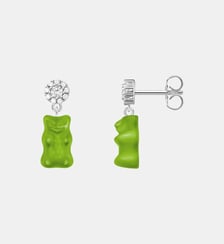 Clous d'oreilles Ours d'or vert Thomas Sabo