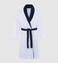 Peignoir Blanc en coton bouclette Gili's