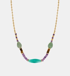 Collier réglable   doré à l'or fin - Arizona Dream Satellite