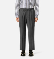 Pantalon en laine taille élastiquée AMI Paris