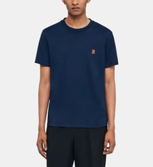 T-shirt à logo en cuir Sandro