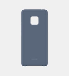 Coque Mate 20 Pro Silicone bleu Huawei