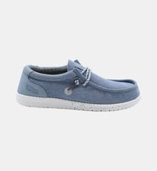 Chaussures bateau en toile Serge Blanco