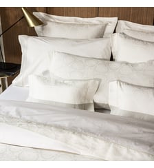 Taie d'oreiller Victoria 70% coton - 30% lin Le Jacquard Francais
