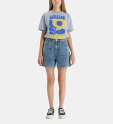 Short EVAGI en jeans Le Temps Des Cerises
