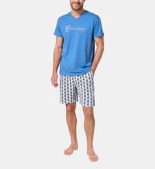 Pyjashort en jersey de coton léger - Pré à rêver Arthur