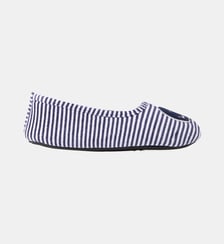 Chaussons Ballerines en velours Isotoner