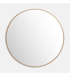 Grand miroir rond, plaqué chêne, diamètre 140 cm La Redoute Interieurs