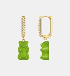 Grande créole individuelle avec Ours d'or vert Thomas Sabo