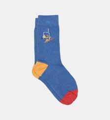 Chaussettes en coton peigné à motifs Billybelt