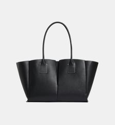 Grand sac cabas Elena en cuir grainé Le Tanneur