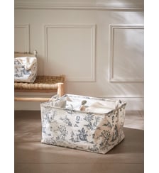 Bac à linge esprit Jouy, grand modèle Cyrillus