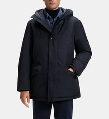 Manteau mi-long à capuche BOSS