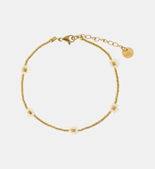 Bracelet  Prairie avec fleurs à perles Miyuki Les Cléias