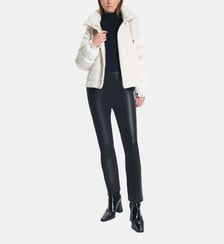 Manteau Modesta Ecru Zapa