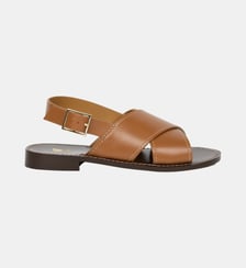 Sandales Plates Zita Cuir d Agneau Bobbies