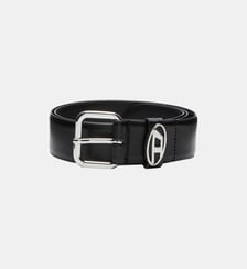 Ceinture en cuir avec plaque à logo Diesel