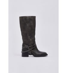 Bottes hautes en cuir brossée Liu Jo