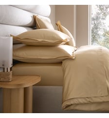 Taie d'oreiller en satin de coton 200 fils AM.PM