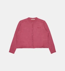 Cardigan en maille avec logo Marni
